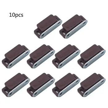 通販 10個ミニプラスチックキャビネット磁気キャッチロックラッチドアシャッター家庭用家具896B