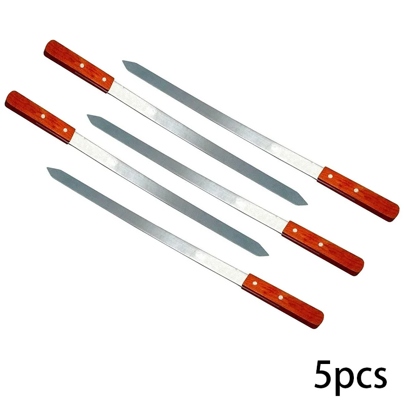 wood bbq skewers set  (1)