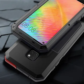 

Heavy Duty Protection Case for Huawei Mate 20 Pro Doom Armor Aluminum Metal Case Shockproof Cover For huawei mate20