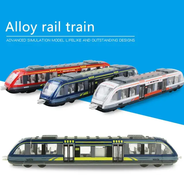 Simulation Alloy Metal High Speed Rail Diecast Train Toy Model Educational Toys Boys Children  Train Alloy Model Toys Gift 5