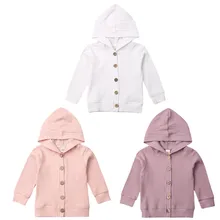 Осенняя одежда для маленьких девочек 0-24 месяцев, трикотажное пальто с длинными рукавами, куртка, верхняя одежда, топы