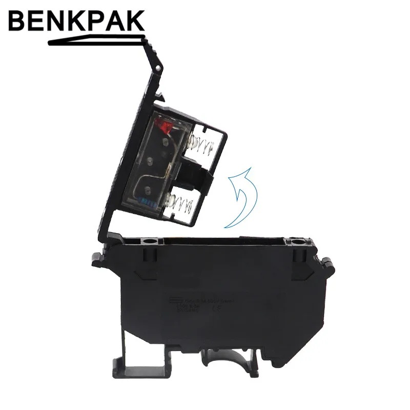 

24V Red LED indicated Fuse Terminal Blocks UK5-HESI with LED indicator light