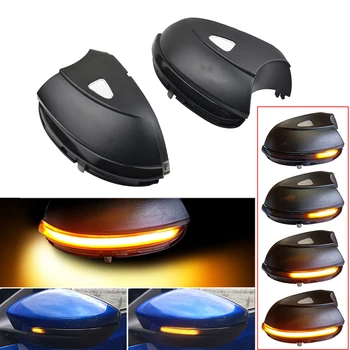 

For VW 10-18CC Passat B7 Scirocco 09+ MK3 Dynamic Mirror Indicator Blinker Side LED Turn Signal Light Sequential EOS12-18 Beetle