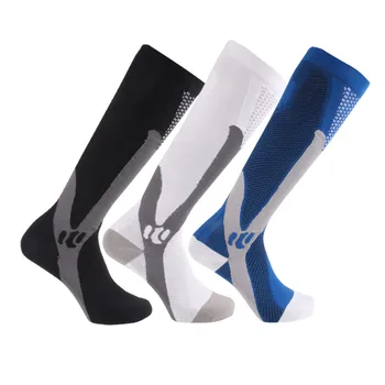 

Compression Socks (3Pairs), 20-30 mmhg is BEST Graduated Athletic & Medical for Men & Women, Running, Flight, Travels Stocking