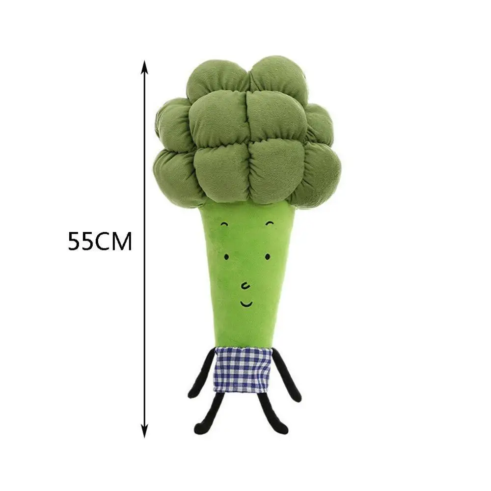 Милая многофункциональная овощная Подушка брокколи плюшевые игрушки мягкие и удобные подушки