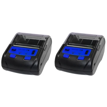 

Thermal Receipt Printer 58mm Bluetooth Wireless Label Printer Mobile Phone Printer Receipt Barcode Printer(EU Plug)