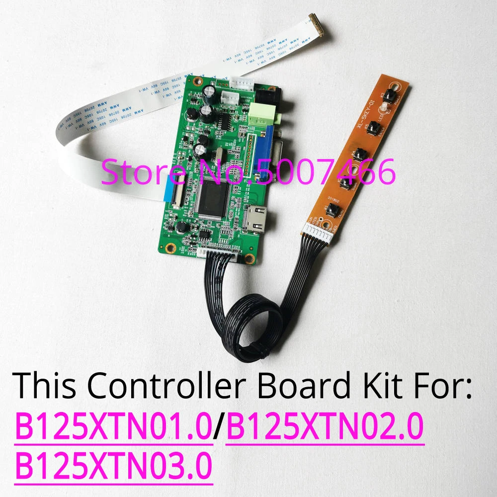 Подходит для B125XTN01.0/B125XTN02.0/B125XTN03.0 1366*768 WLED EDP 30Pin ноутбука ЖК-экран VGA контроллер