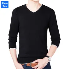 2020 Autumn Casual Men's Cotton Sweater O-Neck Striped Slim Fit Knittwear Mens Sweaters Pullovers Pullover Men Pull M-3XL