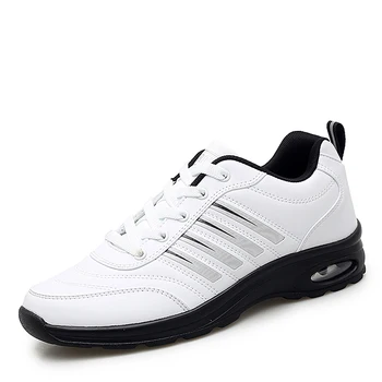 

New Breathable Mesh Shoes Men Non-slip Big Size Heighten Men Casual Shoes Comfortable Running Tennis Men Sport Shoes