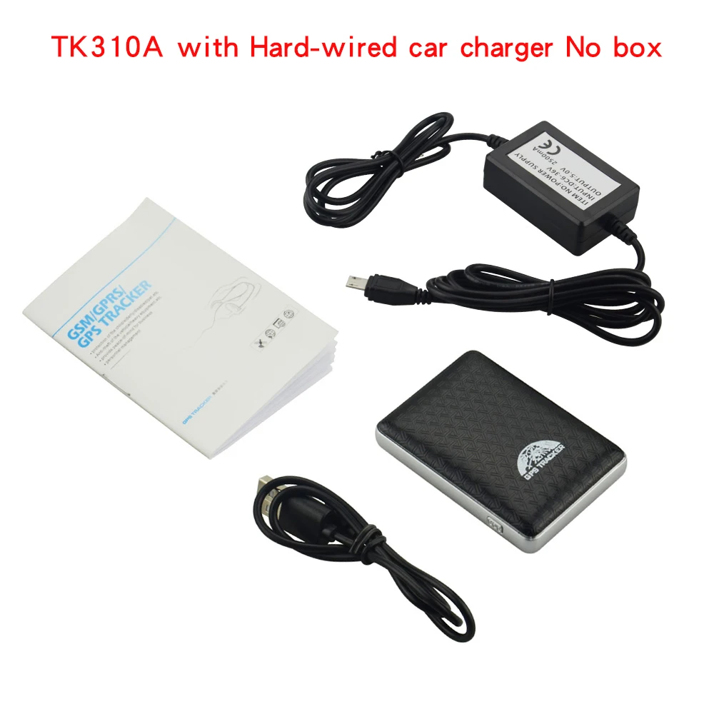 No box with group1 Персональный gps-трекер gps 310A TK310A автомобильный gps-трекер запись данных и загрузка долгого ожидания гео-забор в реальном времени отслеживание локатора - Цвет: No box with group1
