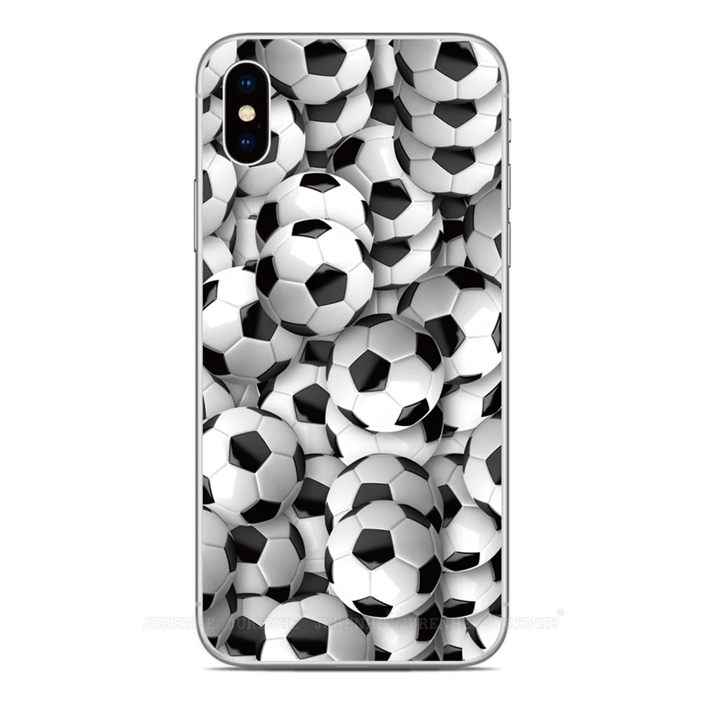 Soccer-Themed TPU Soft Phone Case
