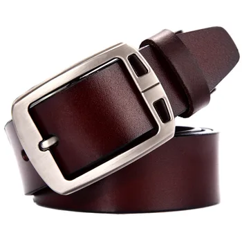 

HOT Fashion Men Belts Luxury Designer Brown Vintage Waist Belt For Jeans Cinturon Cowboy Hombre Dropshipping Black Brown Belt
