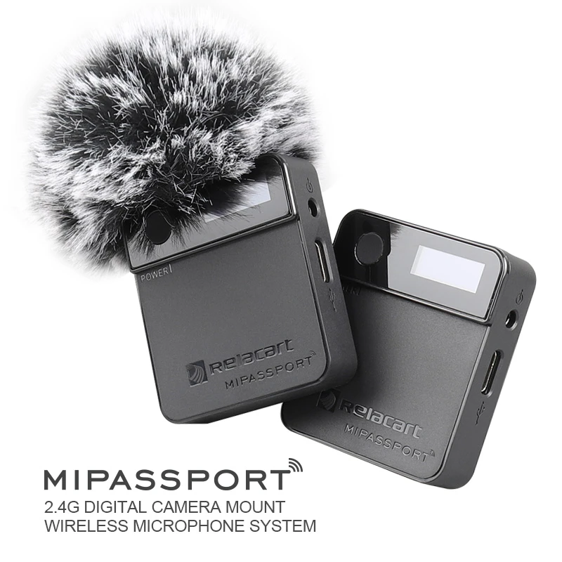 Relacart Mipassport 2.4G Draadloze Microfoon Systeem, Draagbare Lavalier  Microfoon, Podcast Interview Vlogging|Microfoons| - AliExpress