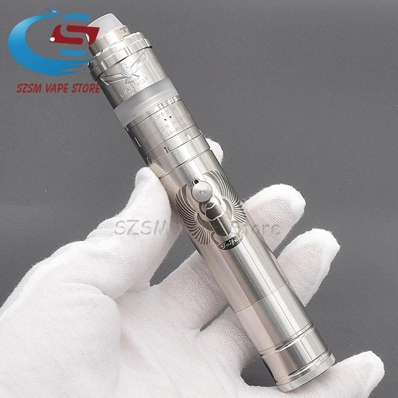 Набор испарителей Taifun skaraba.com pro mech mod с паром гигантских Kronos 2 S rta 316ss 4,0 мл с регулируемым воздушным потоком для MTL или DL 23 мм