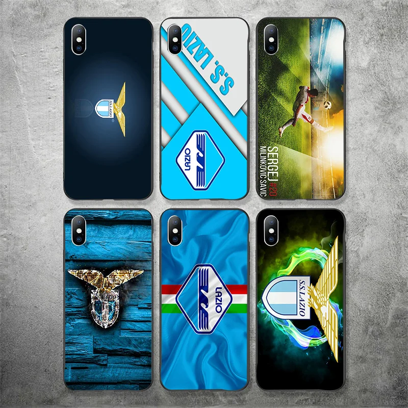 

Phone Case Milinkovic Savic For iphone DIY For Lazio FC Case Black Soft TPU For iPhone 11Pro X XR XS MAX 7 8 7plus 6 6S 5S SE 5