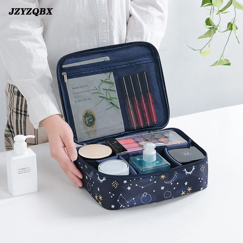 

Woman Travel Makeup Bag Zipper Cosmetic Storage Bag Oxford Cloth Waterproof High Quality Versatile Cosmetic Bag A/B Models