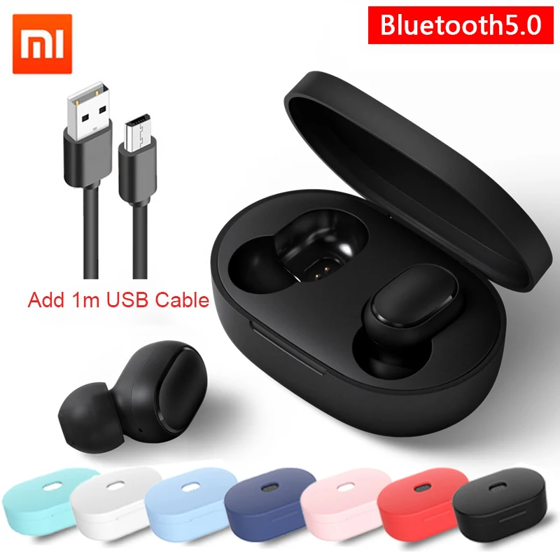 Auriculares Bluetooth Xiaomi Redmi Airdots, auriculares inalámbricos con reducción de ruido y Control ESTÉREO BT 5,0 AI|Auriculares y audífonos|   - AliExpress