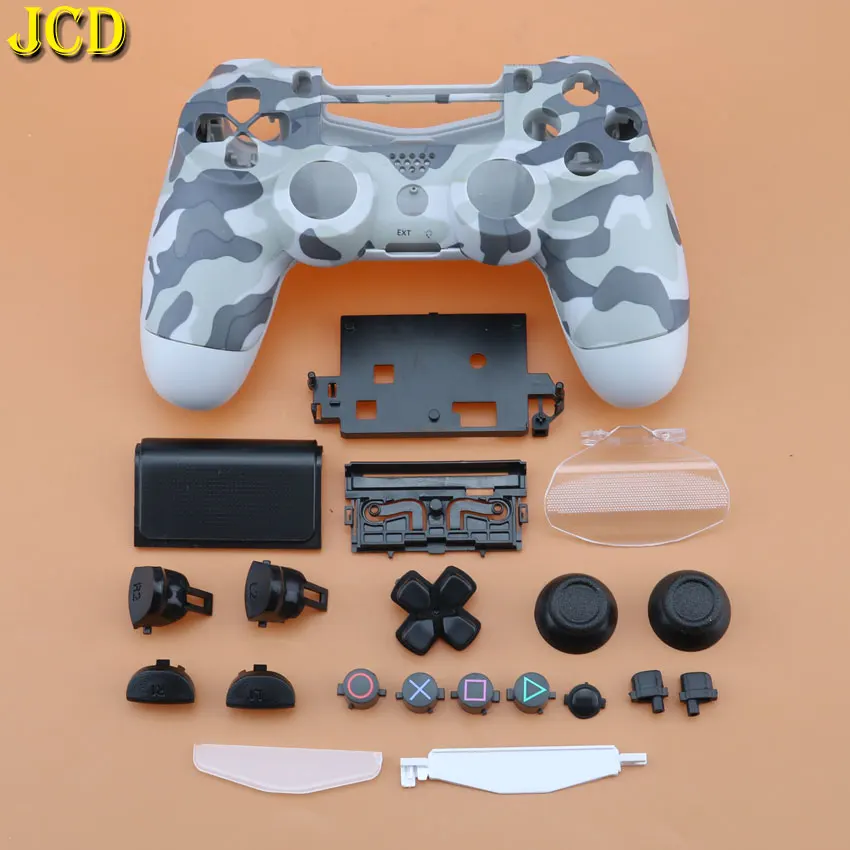 JCD для PS4 Pro Slim JDS 040 контроллер полный комплект корпус кнопка мод комплект для Playstation 4 Dualshock 4 геймпад корпус крышка - Цвет: N