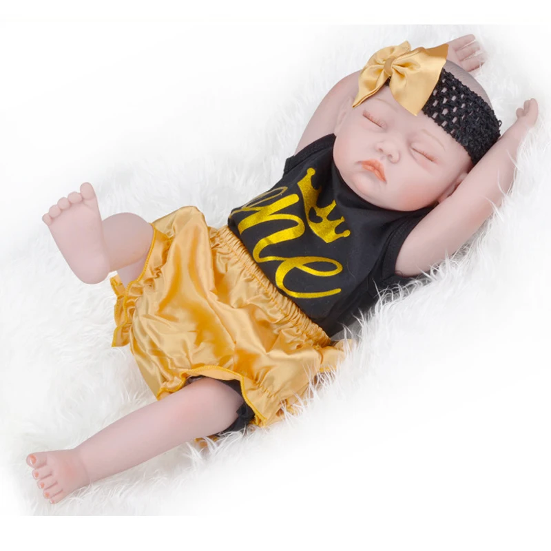 Bebes reborn doll 20 дюймов Реалистичная новорожденная кукла из силикагеля Rebirth Baby Doll