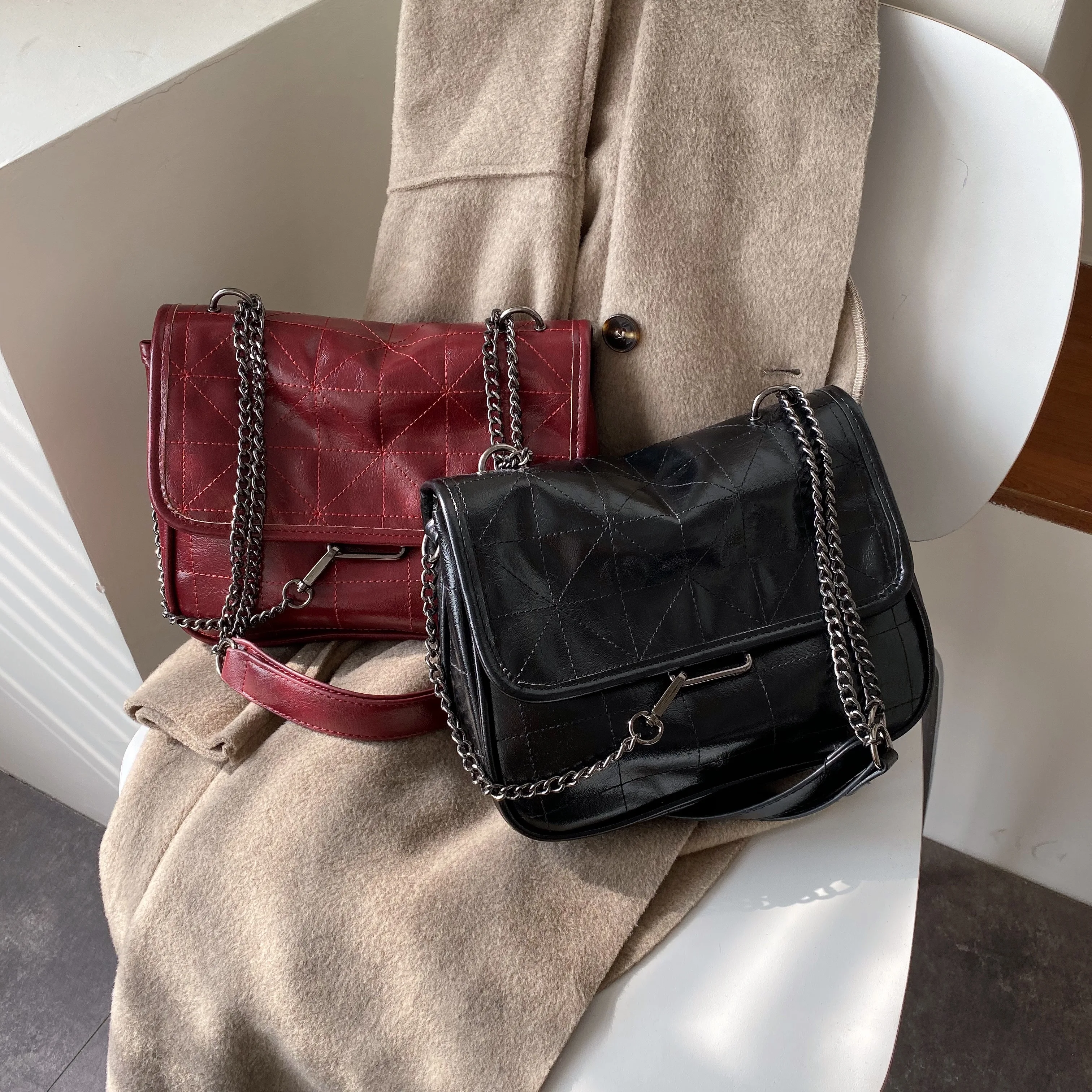  Crossbody Bags for Women Large Capacity High-end Foreign Shoulder Bag Korean Version of The Messeng - 4000225468933