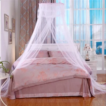 

Princess Wind Circular Heightening Encryption Hung Dome Mosquito Net Bedroom Mosquito Net Double Bed Mosquito Net Anti-mosquito