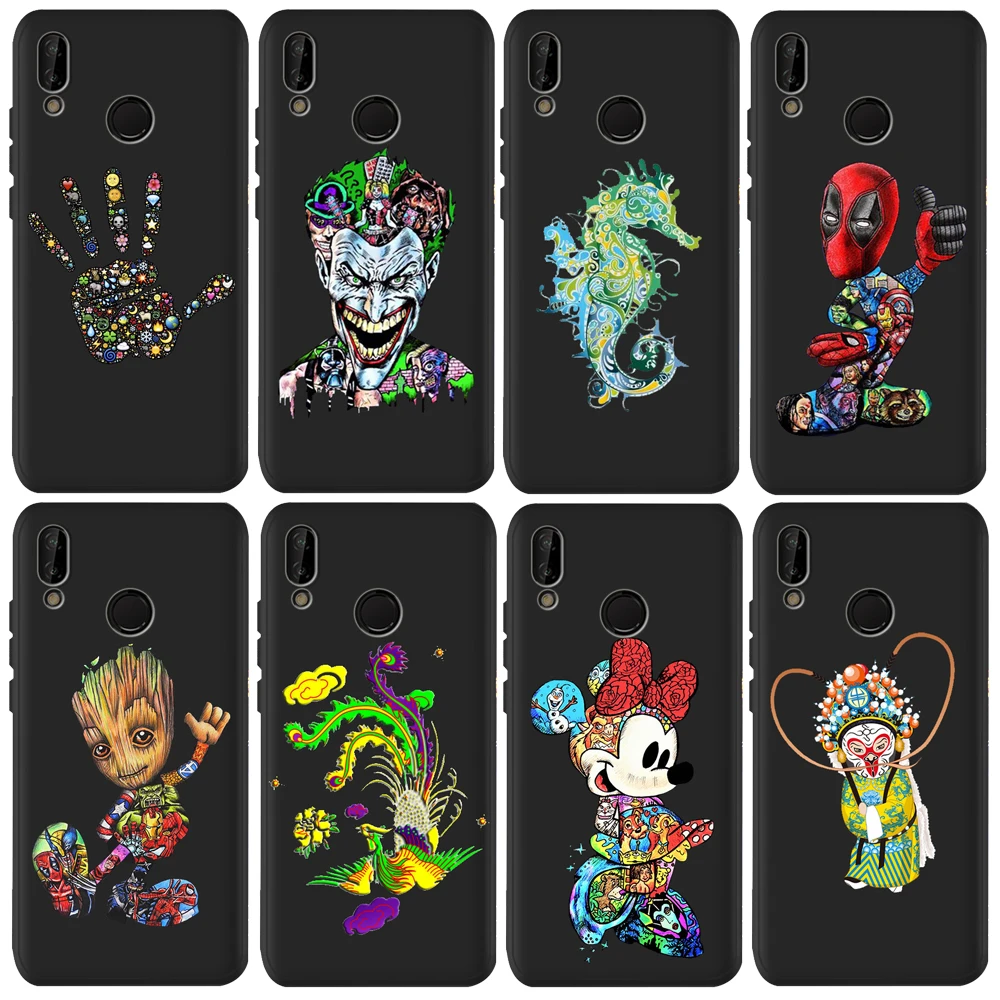 

Wolf Spider-Man DC 2019 For Huawei Mate 30 Pro 10 20 Note 8 9 10 Plus P Smart Phone Case back Cover Coque Etui Funda Capa Shell