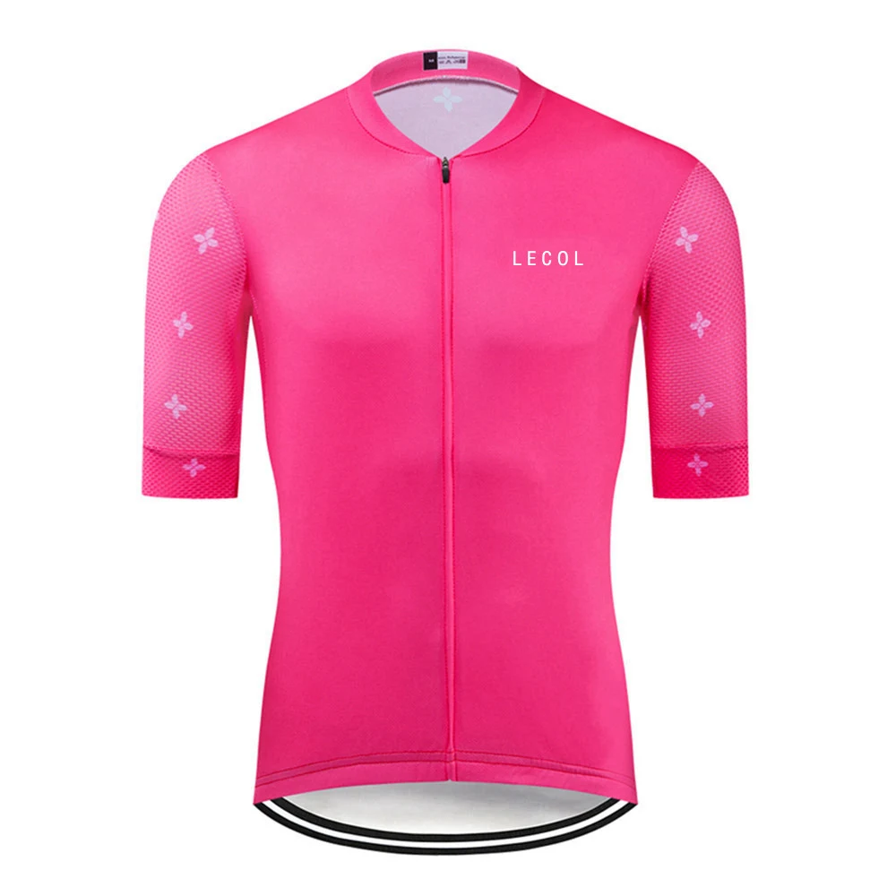 2020 LECOL Pro team Summer Jerseys Bike Shirt Mens Cycling Jersey Ciclismo Bicicleta Sportswear Maillot Ciclismo Breathable