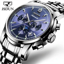 

JSDUN Fashion Luxury Brand Automatic Men Mechanical Watches Sapphire Stainless Steel Waterproof Wristwatches Relogio Masculino