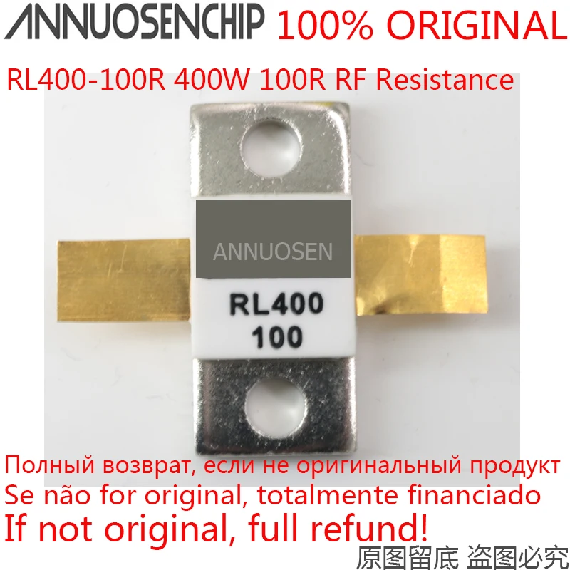Radiofrequenza 2 Pz Rl400-100 Rfp 400-100R Rfp400-100R 400W 100R 100Ohm (Rf) Resistenza Spedizione Gratuita In Magazzino Annuale