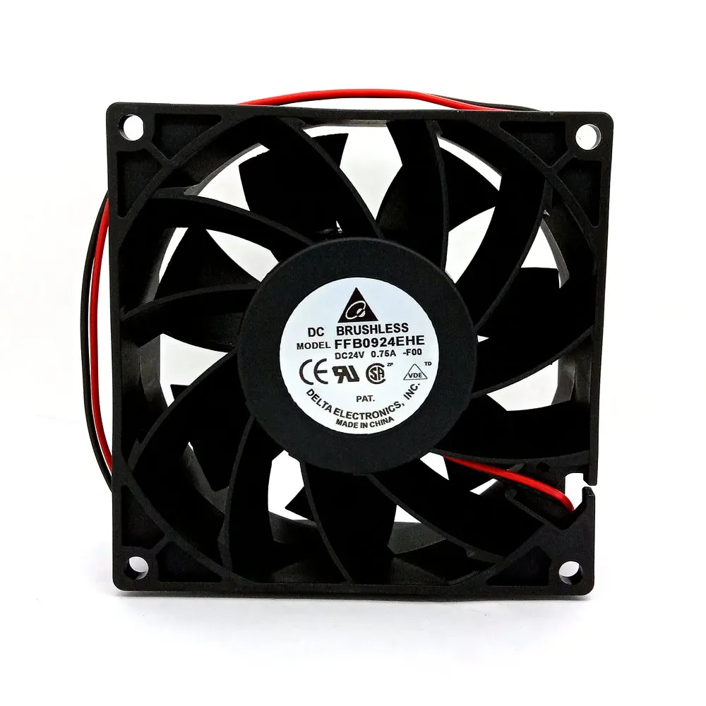 Delta FFB0924EHE DC24V 0.75A 8 см 92*92*38 мм 2 линии Инвертор Вентилятор охлаждения