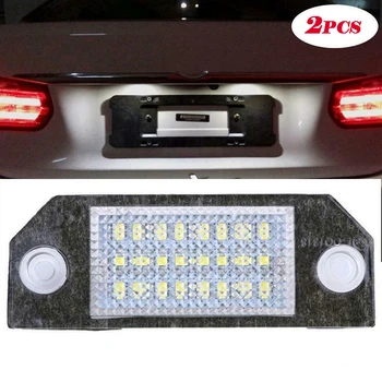 

Number License Plate lights For Ford Focus C-MAX 2003-2007 5000K 5W For Ford Focus MK2 2003-2008 2pcs 12V