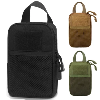 

Tactical Hunting MOLLE EDC Pouch Bag Waterproof Wallet Bags Men For Phone Portable Outdoor Flashlight Passport Magazine Pouches
