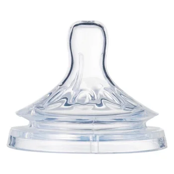 

Unisex Newborns Soft Safety Liquid Silicone Pacifier Nipple Natural Flexible Replacement Accessories For Wide Mouth Milk Bottle