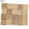 50 Pcs/20 Pcs/10 Pcs Simple Squares Wooden Sewing Craft Scrapbooking DIY Buttons - Image 5