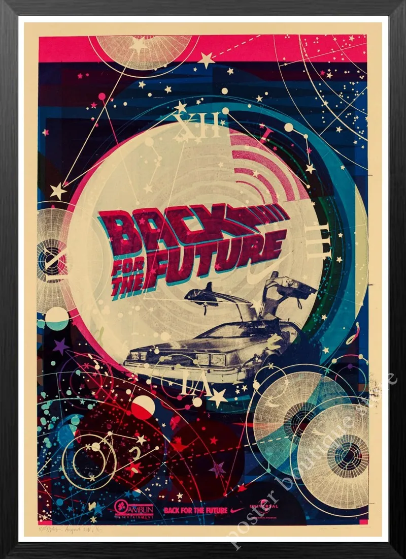 Classic Movie Back To The Future Vintage Posters For Home/Bar/Living Decor kraft Paper high quality poster wall sticker