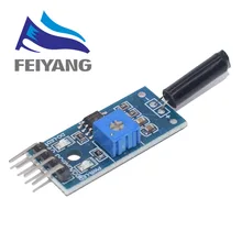 Вибродатчик модуль Вибровыключатель сигнал модуль SW-18010P для arduino нормально открытый шок сенсор модуль Diy Kit