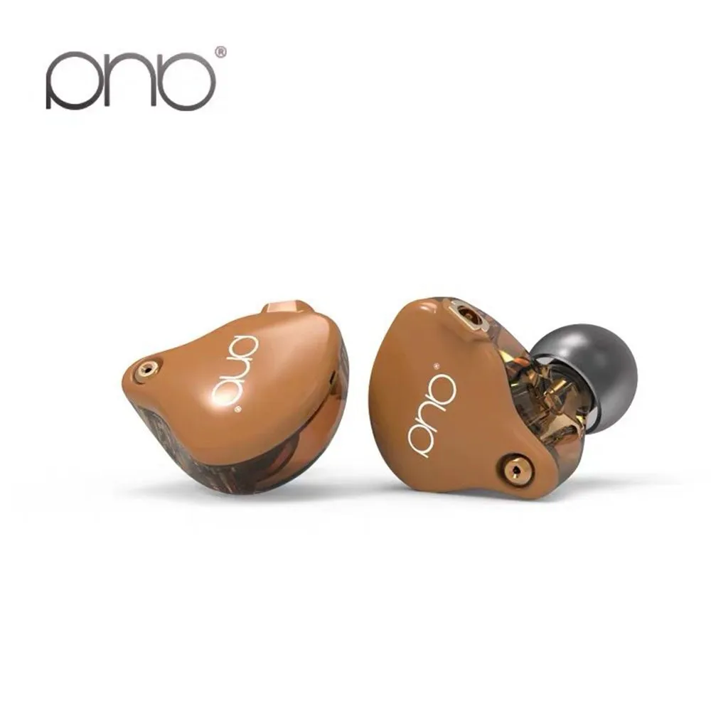 Coffee No Mic PHB EP-022B 1BA+ 1DD гибридные наушники HIFI бас гарнитура DJ монитор бег спортивные наушники вкладыши с MMCX интерфейсом - Цвет: Coffee No Mic