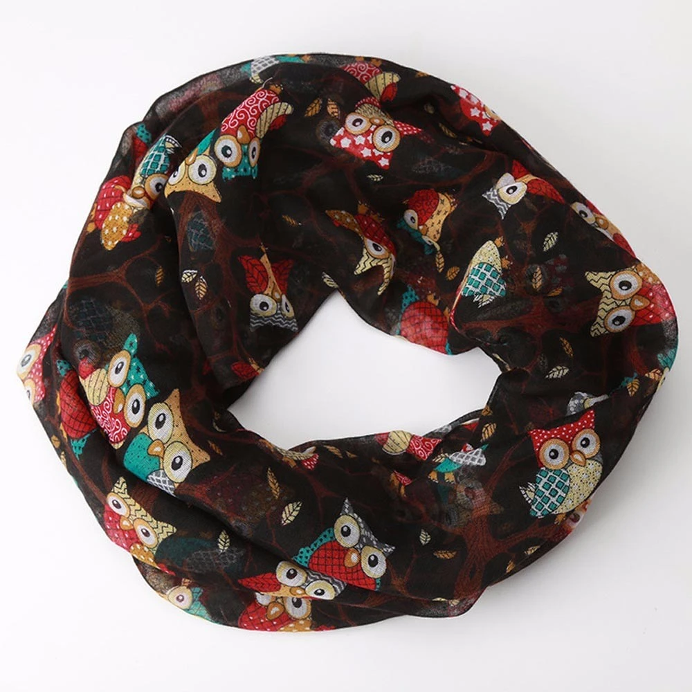 Bufanda con estampado de para Mujer, chal grueso y cálido, calentador cuello, Bufanda de felpa para niño y niña|Bufandas mujer| - AliExpress