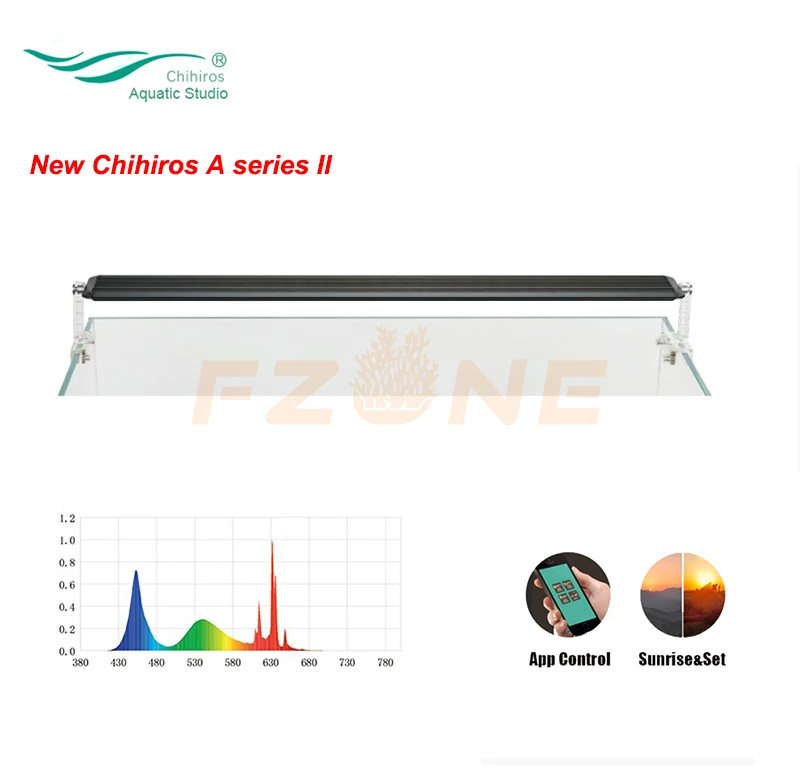 

New Chihiros A-Serials II Aquarium LED Lighting Light Lamp Plant Grow Light With Built In Bluethooth Controller