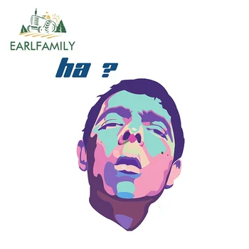 

EARLFAMILY 13cm x 9.9cm Mr. Bean Colorful Auto Funny Car Stickers and Decals Occlusion Scratch Waterproof 3D Vinyl Car Wrap