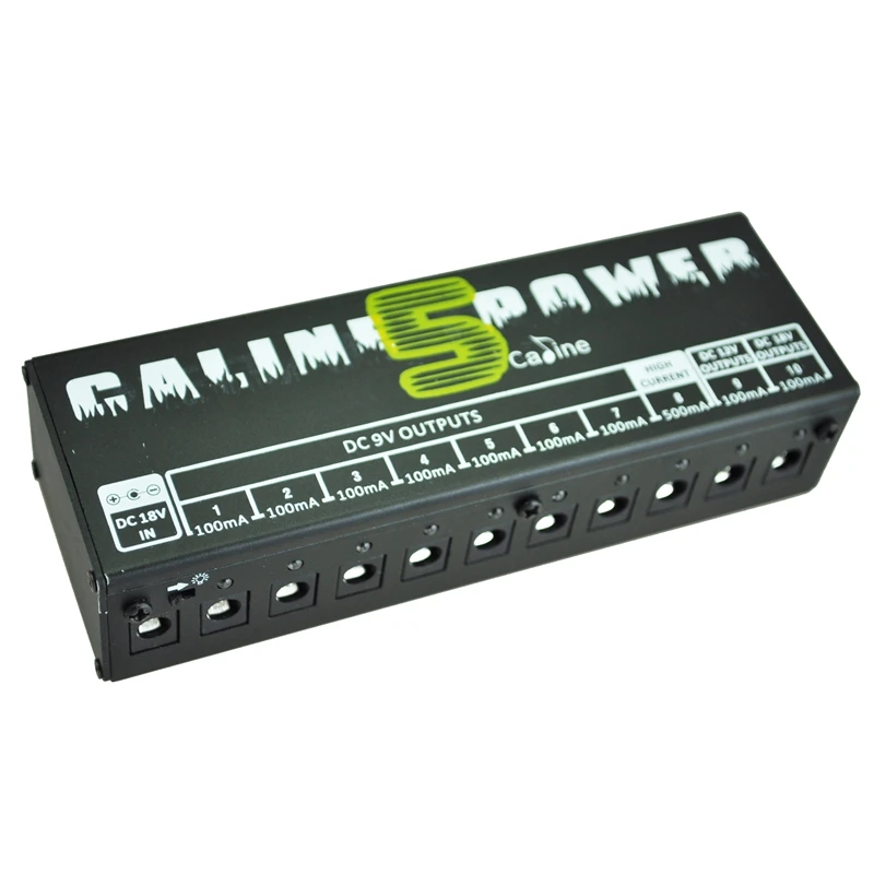 ABLB-CP-05 настенный выход источника питания для педали эффектов 10 каналов DC 9V DC 12V 18V(черный