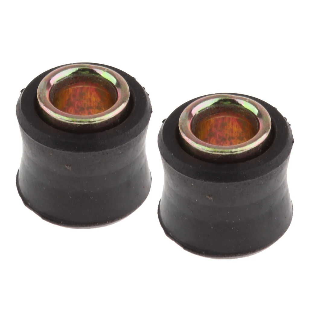 MagiDeal 2PCS Motorcycle Suspension 10mm Shock Absorber Rear Bush Mounting