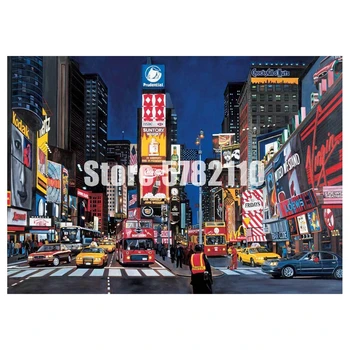 

Times Square Diamond Mosaic 5d Diy Diamond Painting Cross Stitch Diamond Embroidery landscape Full Rhinestone Wall Stickers Gift
