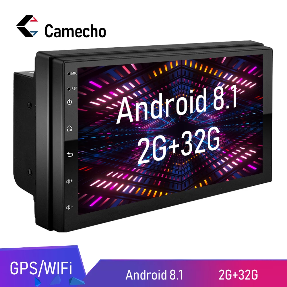 

Camecho 2 Din Android 8.1 Car Radio 7''HD 1080P 2.5D MP5 Car Multimedia Player Universal GPS WIFI FM Bluetooth Car Stereo Radio