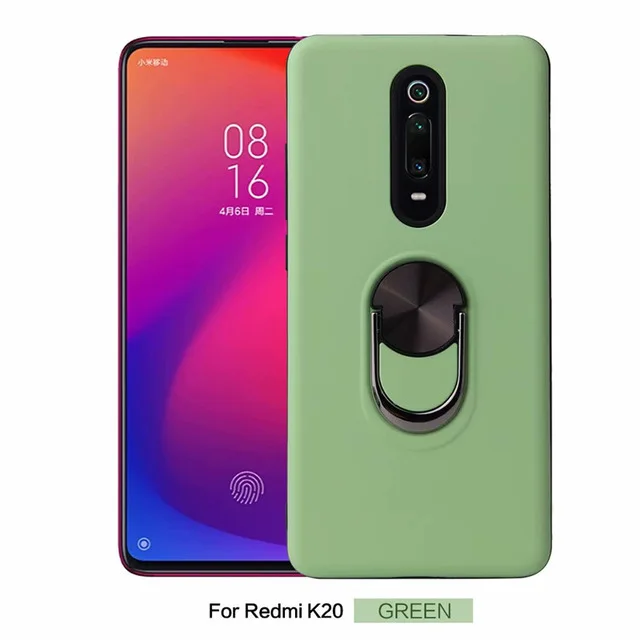 Роскошный чехол для телефона Xiaomi Redmi Note 7, 8, 9 лет cc9 cc9E A3 lite K20 Pro силиконовый защитный бампер противоударный чехол для телефона Redmi 7 7A Y3 чехол - Цвет: Green