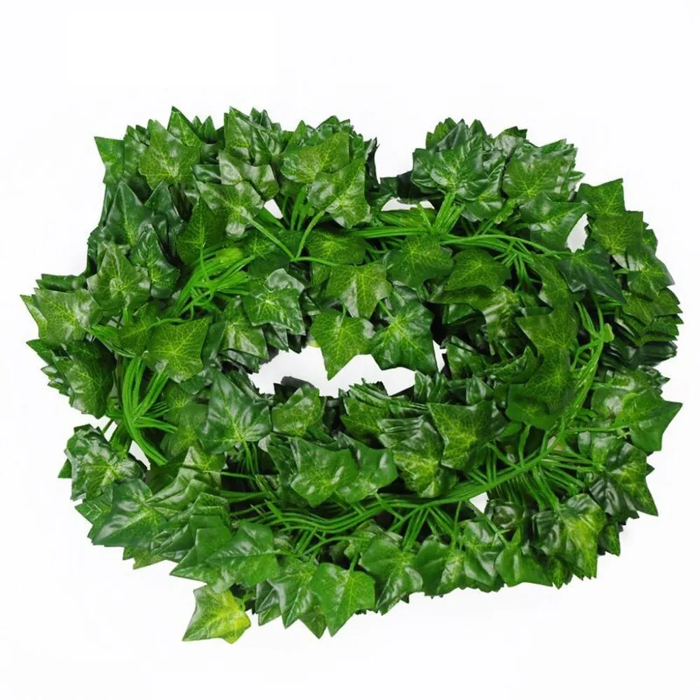 24pcs artificial ivy leaf garland plant vine fake bougainvillea home decoration artificial flower vine parthenocissus leaf 20N6 (3)