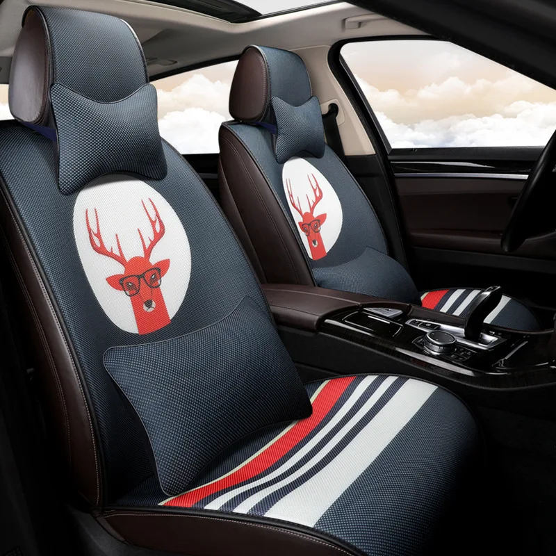 

Beijing Modern Ix25ix35 Rena Yuet Move Name Figure Summer Breathable Automobile Seat Cushion Four Seasons Half a Pack of Seat Co