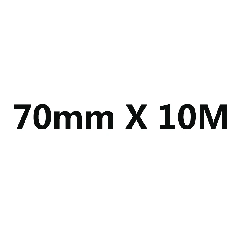 70mm X 10M Автомобильная Наклейка защитная лента пленка прозрачная нано липучка Авто Дверной край боковой щиток защита от столкновений Универсальный - Название цвета: 70mm X 10M