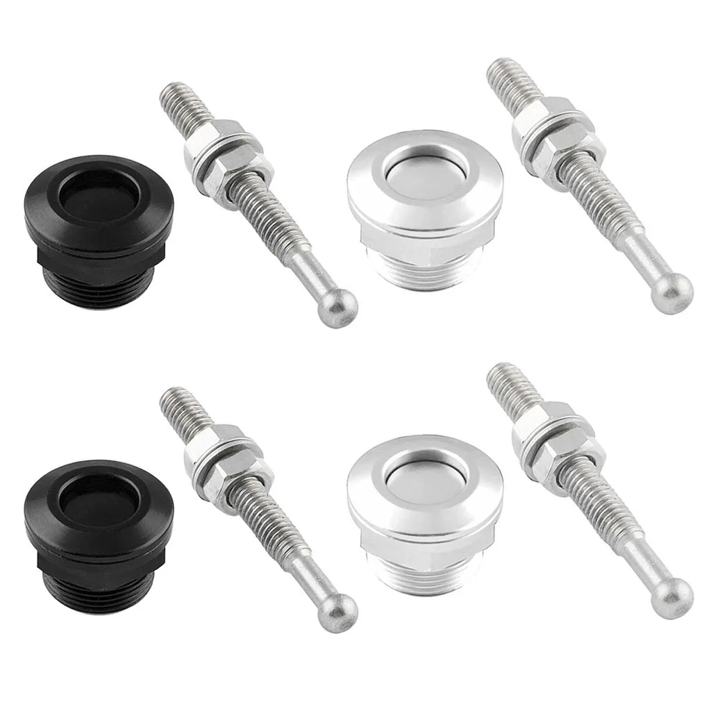 4 Pieces Quick Release Latch Low Profile Hood Pins Lock Car Lock 7/8 inch Quick Latch for Hood