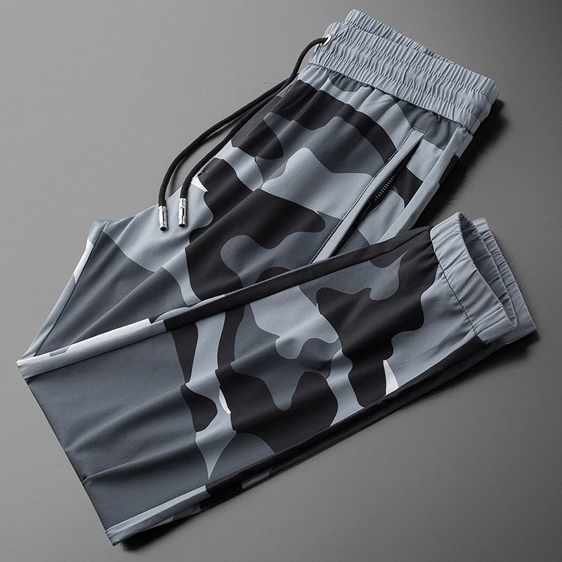 Minglu протектор весной и летом для мужчин брюки класса люкс с камуфляжным принтом